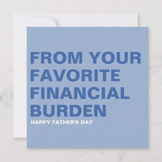 Grappige Vaderdag kaart (Voorkant)