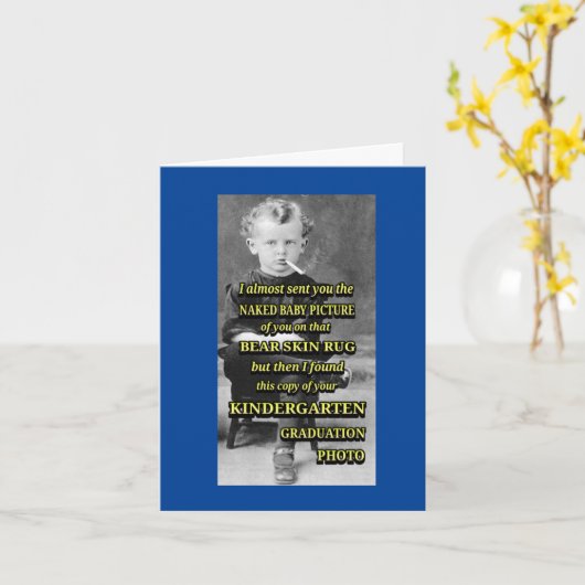 GRAPPIGE VADERDAG KAART (Gele Bloem)