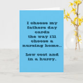 Grappige Vaderdag kaart (Gele Bloem)