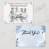 Grappige Vaderdag Kaart - Pap Humor Wenskaart Notitiekaartje (Voorkant / Achterkant)