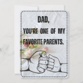 Grappige Vaderdag Kaart van Favoriete Kind (Voorkant)