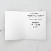 Grappige Vaderdag Kaarten: Het Oppakken Van Kuiken Kaart (Binnen)