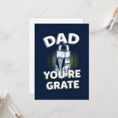 Grappige Vaderdag Kinder foto Grote Papa Gag Kaart (Voorkant / Achterkant in situ)