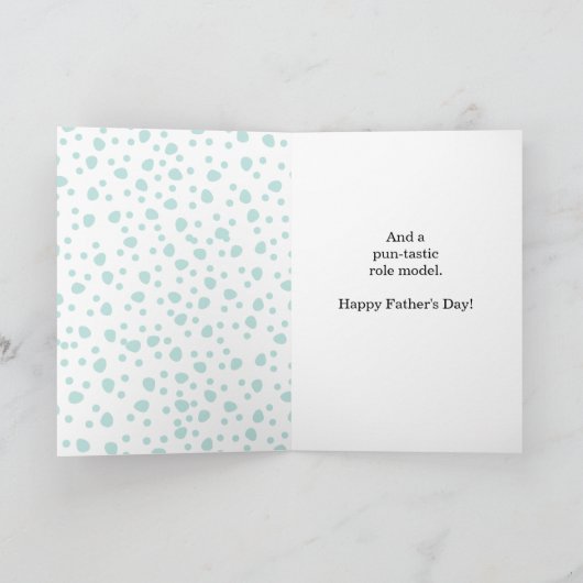 Grappige Vaderdag koala-thee papa grap woordspelin Feestdagen Kaart (Binnen)