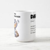Grappige Vaderdag Papa Definitie Wrap Magische Mok (Midden)