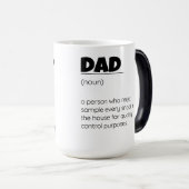 Grappige Vaderdag Papa Definitie Wrap Magische Mok (Voorkant rechts)