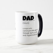 Grappige Vaderdag Papa Definitie Wrap Magische Mok (Voorkant rechts)