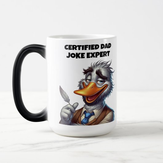 Grappige Vaderdag Papa Definitie Wrap Magische Mok (Links)