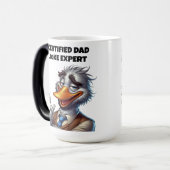 Grappige Vaderdag Papa Definitie Wrap Magische Mok (Voorkant links)