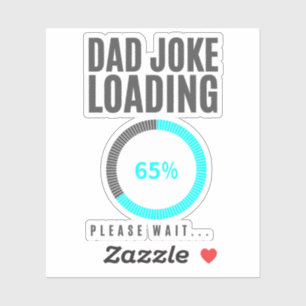 Grappige Vaderdag Papa Grappen Worden Geladen Sticker