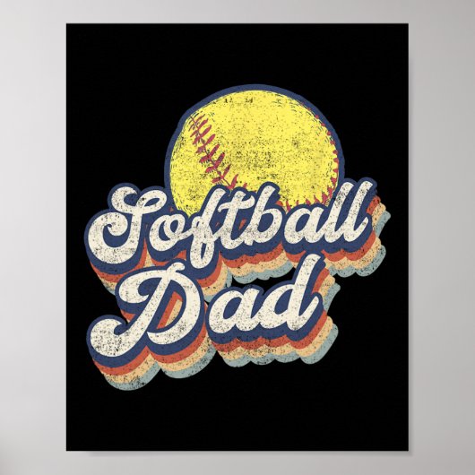 Grappige Vaderdag Softbyll Pap Cadeau van dochter Poster (Voorkant)