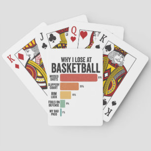 Grappige Vaderdag Sport Waarom ik verlies met Bask Pokerkaarten