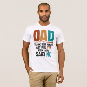 Grappige Vaderdag T-shirt - Echte MVP van het oude (Voorkant volledig)