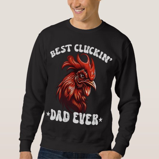 Grappige Vaderdag T-shirt Voor Kippenboer (Voorkant)