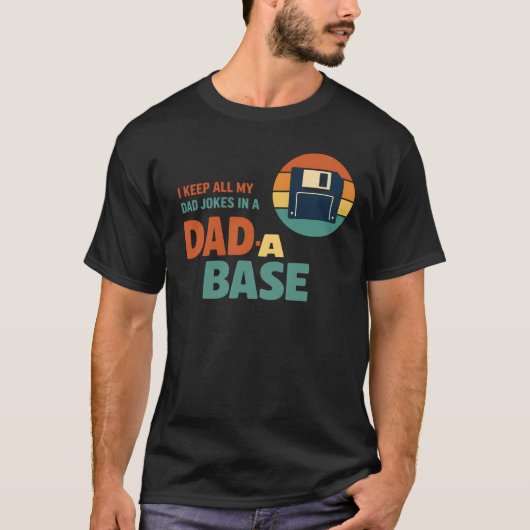 Grappige Vaderdag Tech Woordgrap T-shirt (Voorkant)