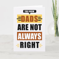 Grappige Vaderdag-vaders hebben niet altijd gelijk