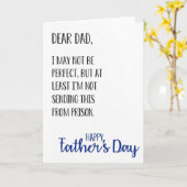 Grappige Vaderdagkaart 'Beste Papa' Citaat Kaart (Gele Bloem)