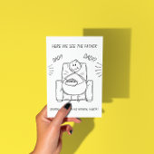 Grappige Vaderdagkaart – Dad Bod-grap Kaart