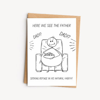 Grappige Vaderdagkaart – Dad Bod-grap Kaart