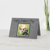 Grappige Vaderdagkaart met Malle Basset Honden Kaart (Voorkant)