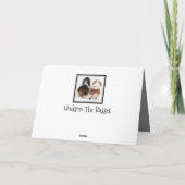 Grappige Vaderdagkaart met Mooie Basset Hounds Kaart (Achterkant)