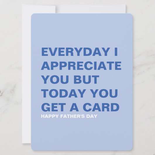 Grappige Vaderdagkaart voor Hem & Papa (Voorkant)
