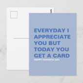 Grappige Vaderdagkaart voor Hem & Vader Briefkaart (Voorkant / Achterkant)