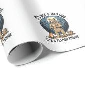 Grappige Vaderfiguur Beer Kamperen Vector Design_1 Cadeaupapier (Rol Hoek)