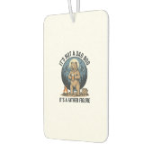 Grappige Vaderfiguur Beer Kamperen Vector Design_1 Luchtverfrisser (Links)