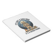 Grappige Vaderfiguur Beer Kamperen Vector Design_1 Notitieblok (Schuin)