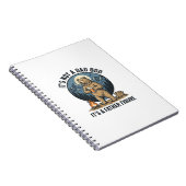 Grappige Vaderfiguur Beer Kamperen Vector Design_1 Notitieboek (Rechterzijde)