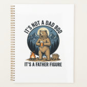 Grappige Vaderfiguur Beer Kamperen Vector Design_1 Planner (Voorkant)