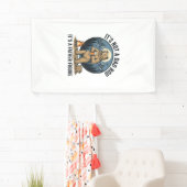 Grappige Vaderfiguur Beer Kamperen Vector Design_1 Spandoek (Insitu)