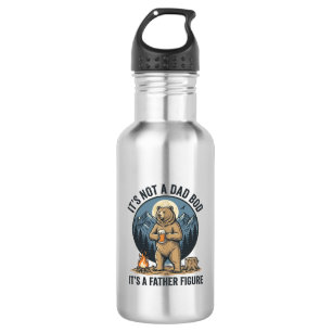 Grappige Vaderfiguur Beer Kamperen Vector Design_1 Waterfles