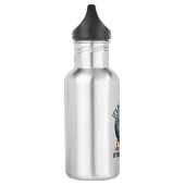 Grappige Vaderfiguur Beer Kamperen Vector Design_1 Waterfles (Links)