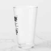 Grappige vaderglazen pint glas (Links)