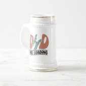Grappige vadergrap laad woordkunst bierpul (Voorkant links)