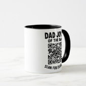 Grappige Vadergrap Scan Code Oogrol Mok (Voorkant rechts)