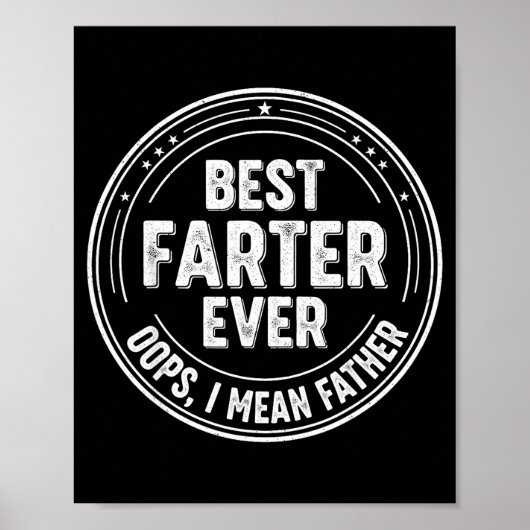 Grappige Vadergrap Scheetmachine Ooit Oeps Ik Bedo Poster (Voorkant)