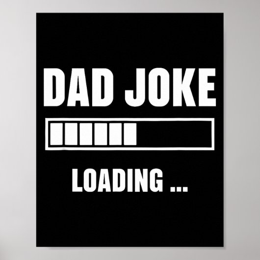 Grappige vadergrap voor vaderdag humor vader verja poster (Voorkant)