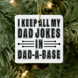 Grappige Vadergrappen In Een Vaderdatabase Vaderda Keramisch Ornament