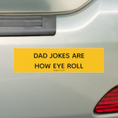 Grappige Vadergrappen Zijn Hoe Ik Met Mijn Ogen Ro Bumpersticker (Op auto)