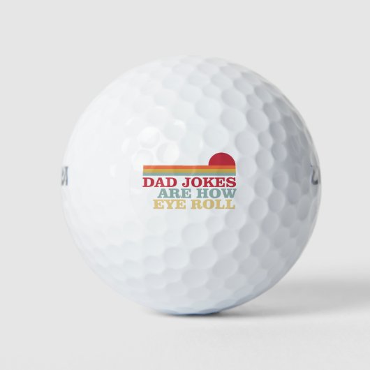 Grappige Vadergrappen Zijn Hoe Ik Om Rol Grappige  Golfballen (Voorkant)
