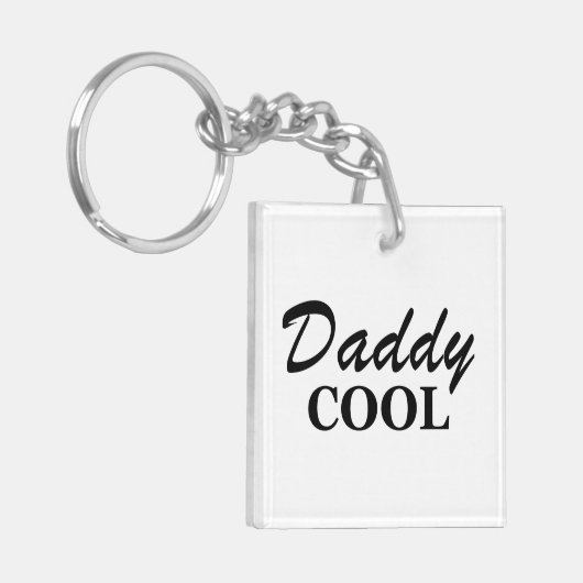 Grappige vaders dag cadeau sleutelhanger (Voorkant Links)