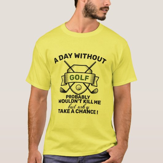 grappige vaders dag golf minachting-idee design ma t-shirt (Voorkant)