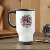 Grappige Vader's Saw Blade Handy Dad Carpenter DIY Reisbeker