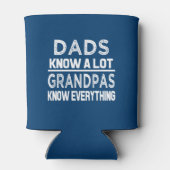 Grappige vaders weten veel, maar opa's weten alles blikjeskoeler (Achterkant)