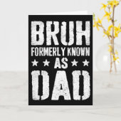 Grappige vadersdag vader papa papa Oom Voormalig K Kaart (Gele Bloem)