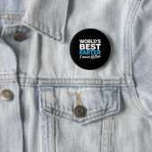 Grappige vadersdag woorden farters bedoel vader pa ronde button 5,7 cm (In situ)