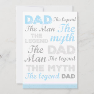 Grappige vadersdagkaarten Citaat Typografie Bedankkaart